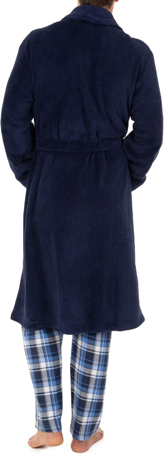 IZOD Men's Comfort-Soft Fleece Robe