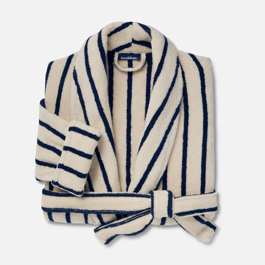 Brooklinen 100% Turkish Cotton Bath Robe for Men & Women