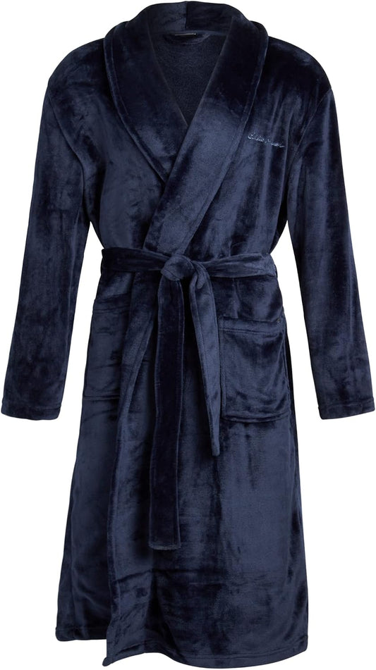 Eddie Bauer Mens Robe Plush – Fuzzy & Fluffy Fleece Spa Robes for Men | Soft Warm Winter Bathrobe with Pockets & Belt