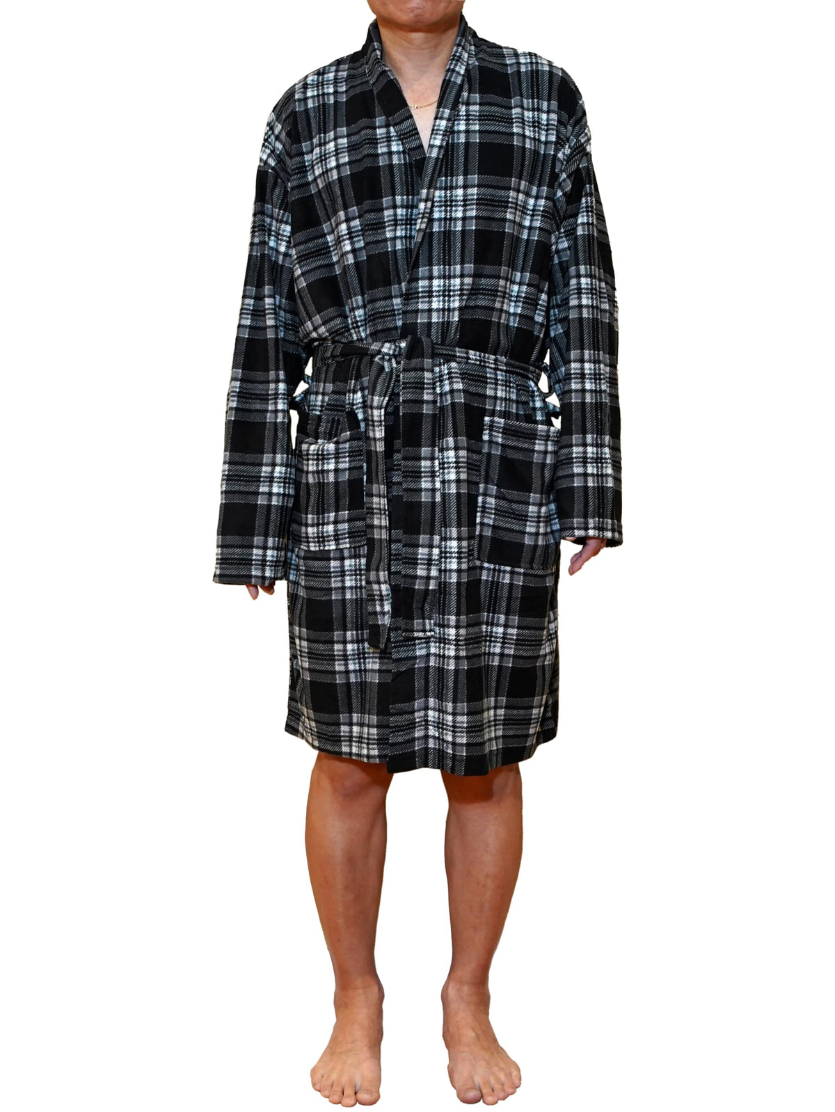 Beverly Hills Polo Club Men's Beverly Hills Polo Micro Fleece Loungewear Robes
