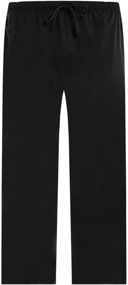 U2SKIIN Men 100% Cotton Pajama Pants Lightweight Soft Bottoms
