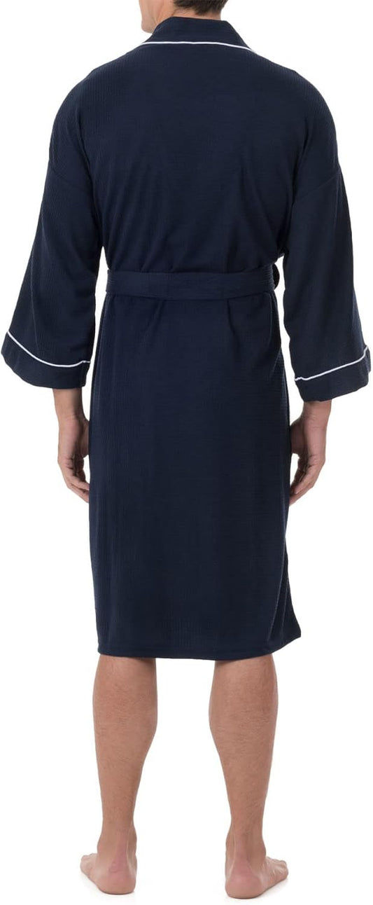 Fruit of the Loom Men's Waffle Knit Robe