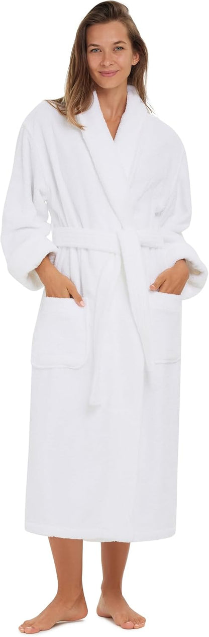 Monarch Terry Shawl Collar Unisex Bathrobe
