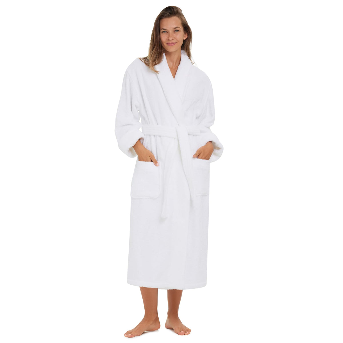 Monarch Terry Shawl Collar Unisex Bathrobe