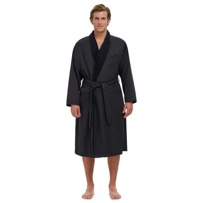 Monarch Plush Lined Microfiber Bath Robe for Men or Women