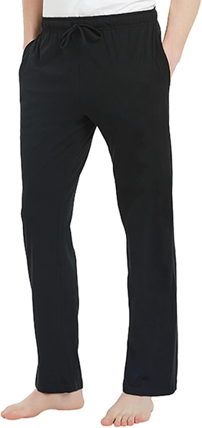 U2SKIIN Men 100% Cotton Pajama Pants Lightweight Soft Bottoms