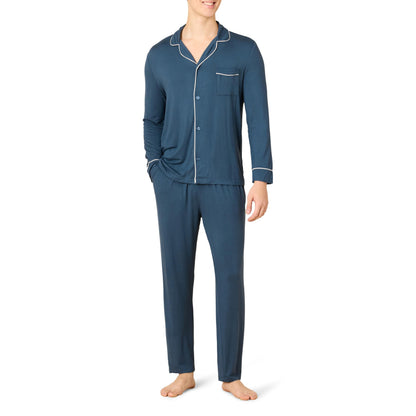 Amazon Essentials x Sofia Grainge Men's Long Sleeve Relaxed Fit Breathable Modal Jersey Pajama Set, Loungewear