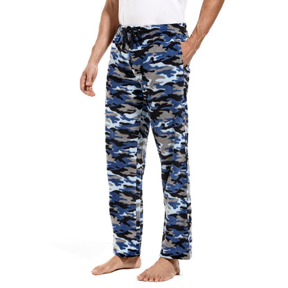 DG Hill 1Pack or 3Pack Mens PJ Pajama Pants Bottoms Fleece Lounge Pants Sleepwear Plaid PJs with Pockets Microfleece