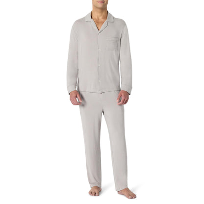 Amazon Essentials x Sofia Grainge Men's Long Sleeve Relaxed Fit Breathable Modal Jersey Pajama Set, Loungewear