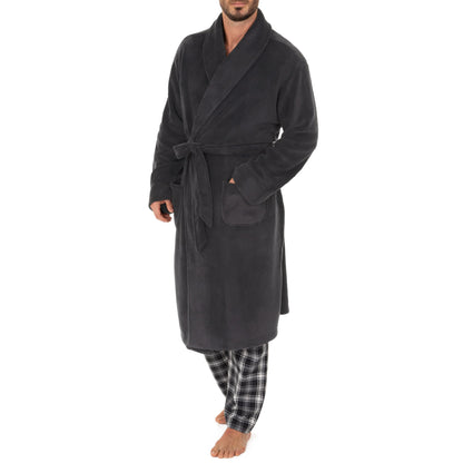 IZOD Men's Comfort-Soft Fleece Robe