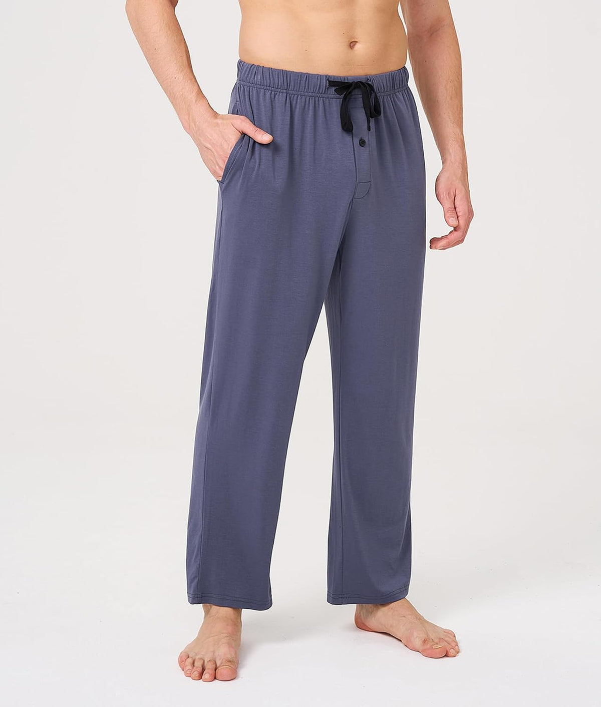 BAMBOO COOL Mens Pajama Bottoms Soft Comfy Sleepwear with Pockets