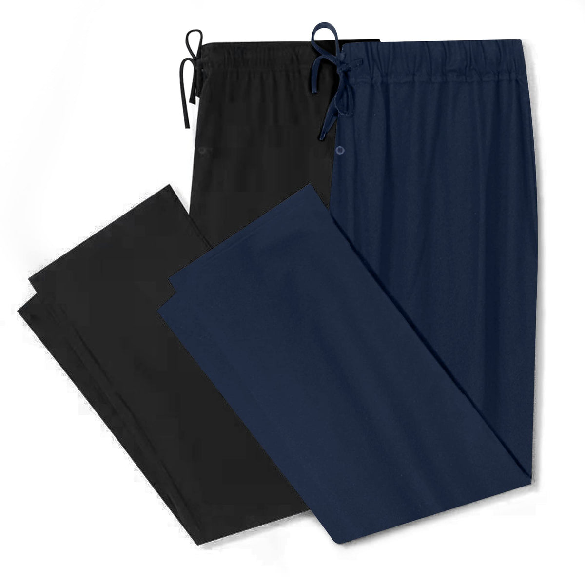 U2SKIIN 2 Pack Men Cotton Pajama Pants Soft Lightweight Pj Bottoms