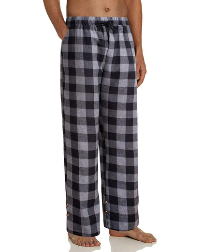 Mens Flannel Pajama Pants Plaid Heavyweight Cotton PJs Bottoms Sleepwear