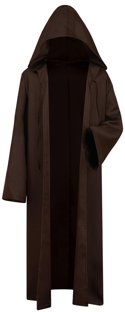 Cosplaysky Men's Cosplay Cloak Robe Costume Halloween Tunic Hooded Uniform