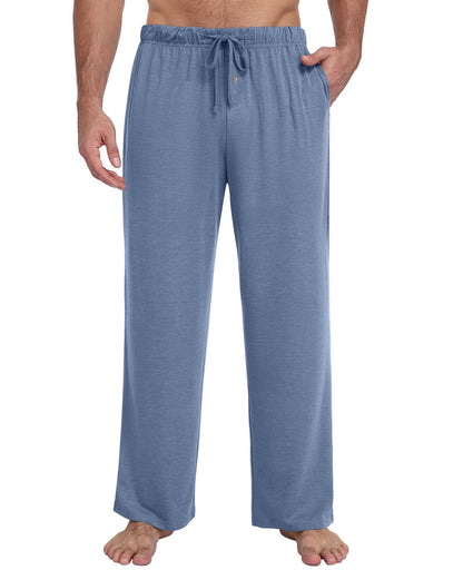 Men's Pajama Pants Soft Lounge Casual Pj Bottoms with Pockets