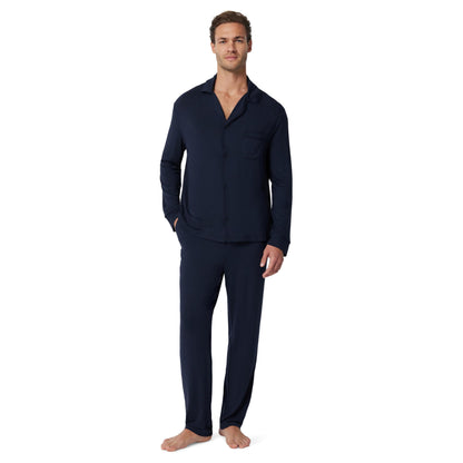 Amazon Essentials x Sofia Grainge Men's Long Sleeve Relaxed Fit Breathable Modal Jersey Pajama Set, Loungewear
