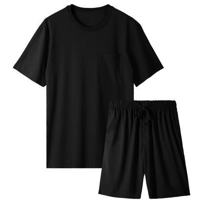 BAMBOO COOL Mens Pajama Set Lightweight Sleepwear Pjs
