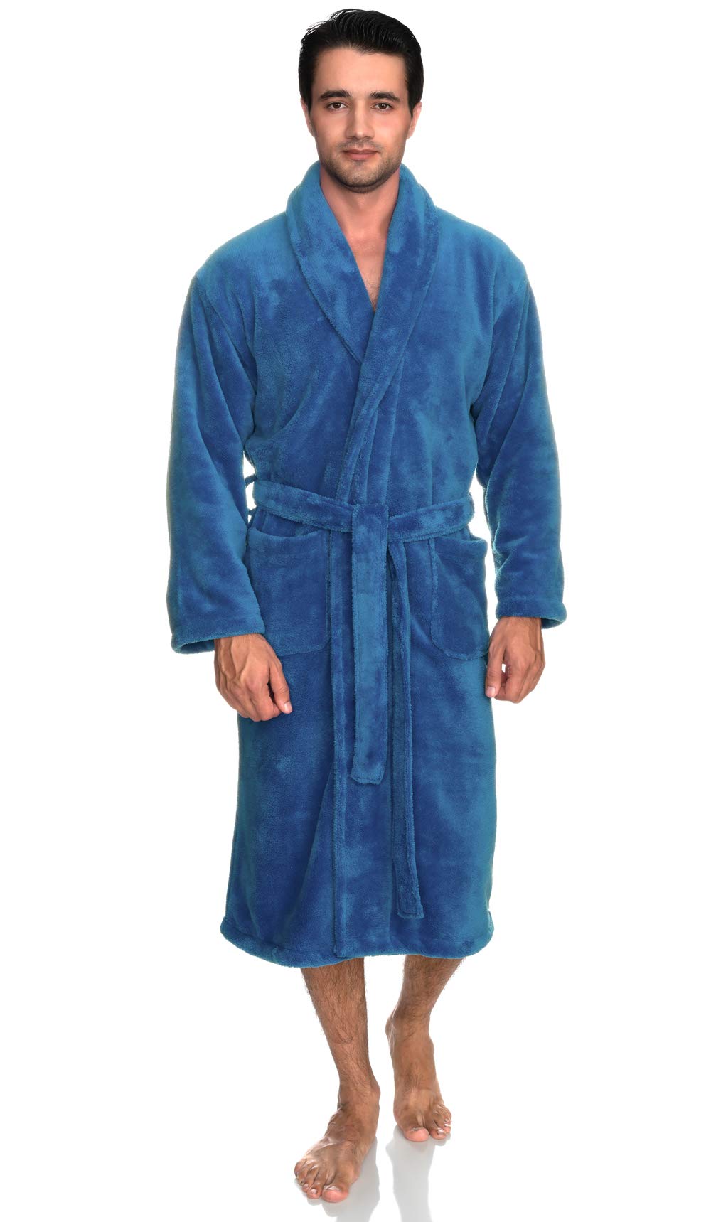 TowelSelections Men's Cotton Robe, Terry Cloth Luxury Spa Bathrobe
