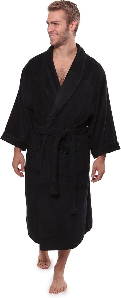 Texere Mens Luxury Terry Cloth Bathrobe EcoComfort
