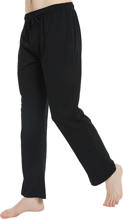 U2SKIIN Men 100% Cotton Pajama Pants Lightweight Soft Bottoms