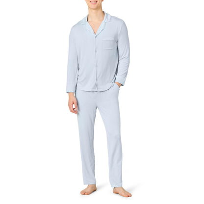 Amazon Essentials x Sofia Grainge Men's Long Sleeve Relaxed Fit Breathable Modal Jersey Pajama Set, Loungewear
