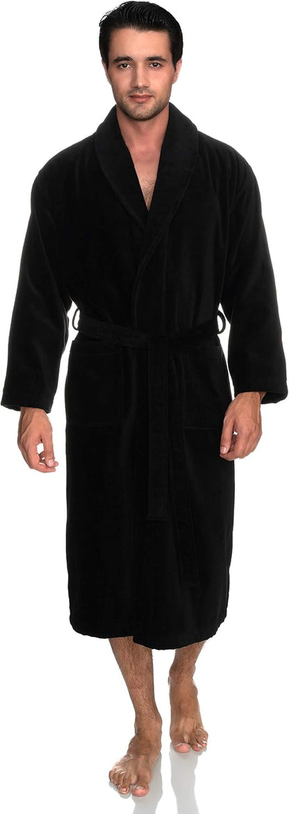TowelSelections Men's Cotton Robe, Terry Cloth Luxury Spa Bathrobe
