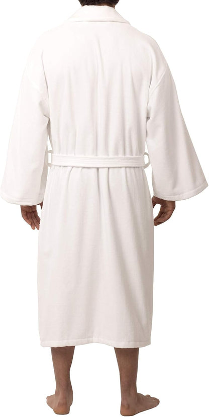 Alpine Swiss Pure Cotton Mens Terry Cloth Bathrobe Super Absorbent Spa Robe