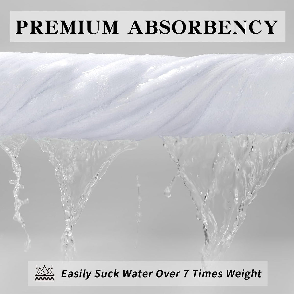 Inner Wish Men's Terry Cloth Bathrobe - Soft Absorbent Quick-Dry Spa Robe with Pockets, Lightweight Robe for Shower