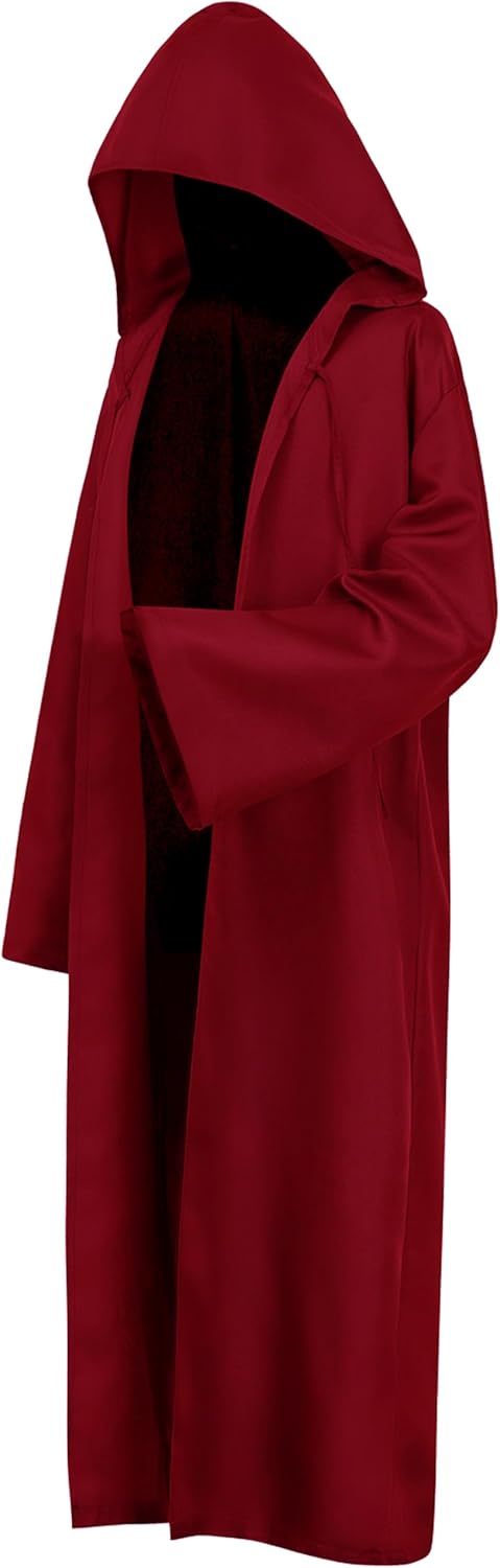 Cosplaysky Men's Cosplay Cloak Robe Costume Halloween Tunic Hooded Uniform