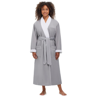Monarch Plush Lined Microfiber Bath Robe for Men or Women