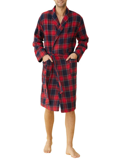 Latuza Men's Cotton Flannel Robe