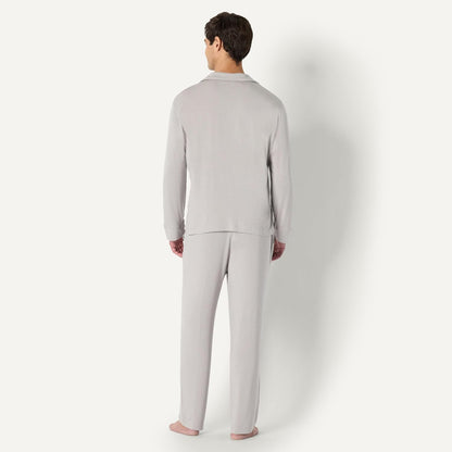 Amazon Essentials x Sofia Grainge Men's Long Sleeve Relaxed Fit Breathable Modal Jersey Pajama Set, Loungewear
