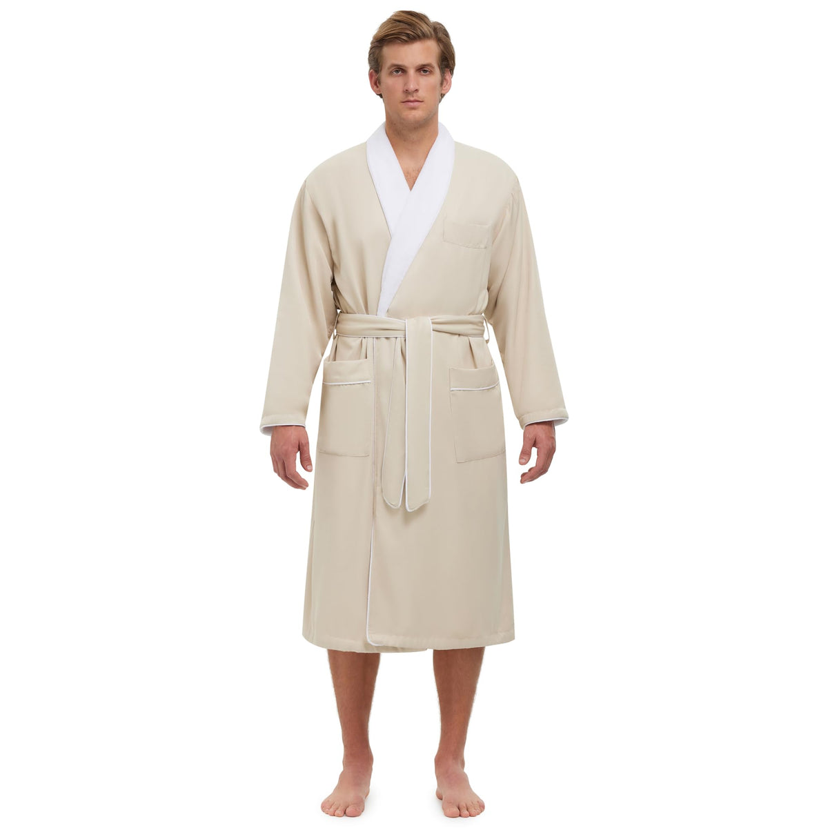 Monarch Plush Lined Microfiber Bath Robe for Men or Women
