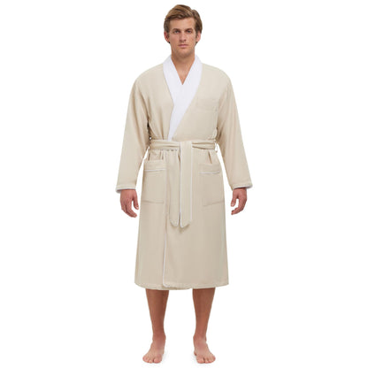 Monarch Plush Lined Microfiber Bath Robe for Men or Women