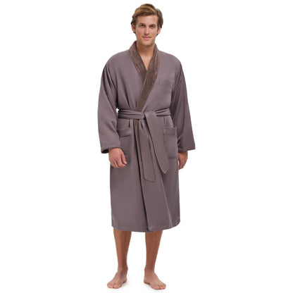 Monarch Plush Lined Microfiber Bath Robe for Men or Women