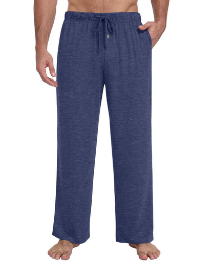 Men's Pajama Pants Soft Lounge Casual Pj Bottoms with Pockets