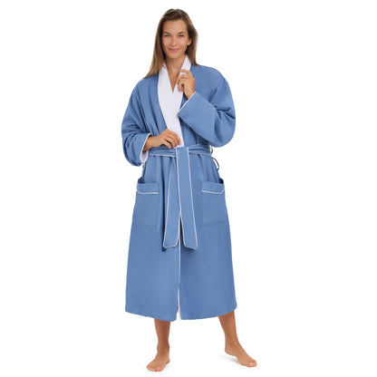 Monarch Plush Lined Microfiber Bath Robe for Men or Women