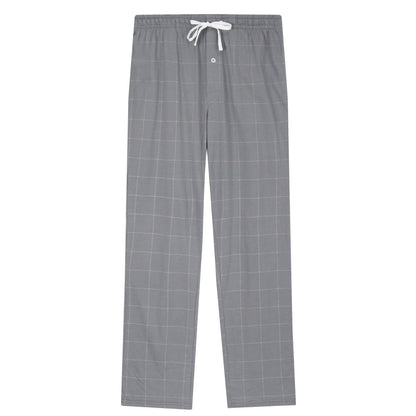 Vulcanodon Mens Cotton Pajama Pants, Lightweight Sleep Pants for Men