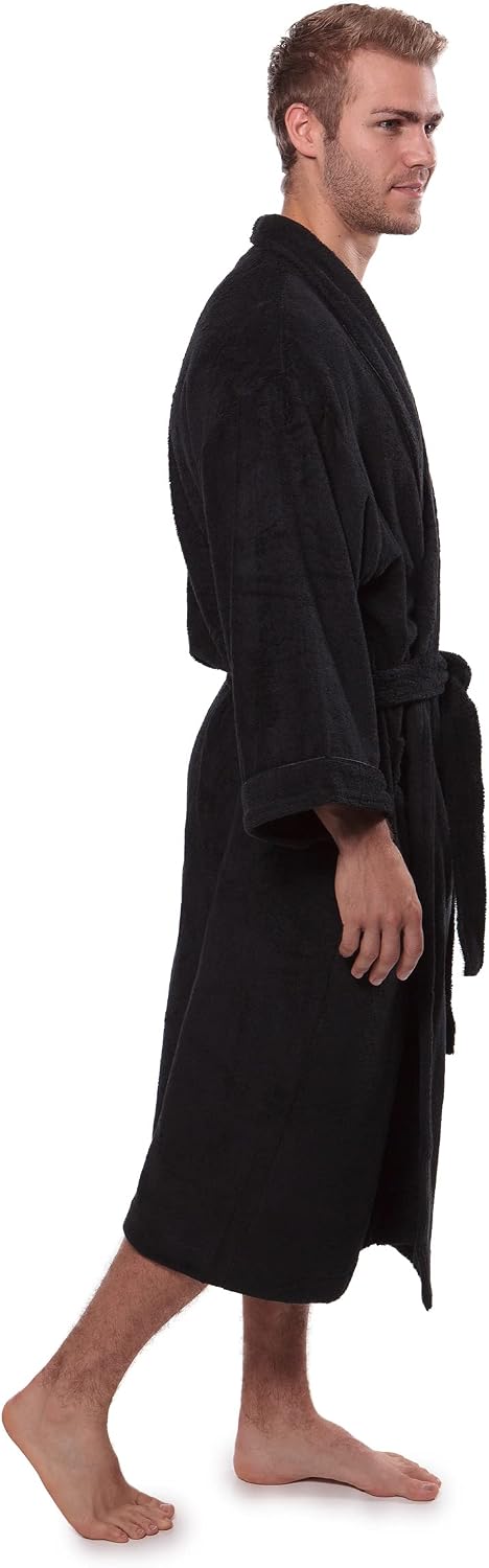 Texere Mens Luxury Terry Cloth Bathrobe EcoComfort