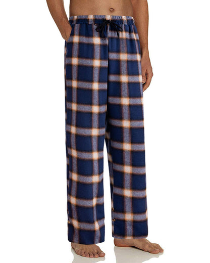 Mens Flannel Pajama Pants Plaid Heavyweight Cotton PJs Bottoms Sleepwear