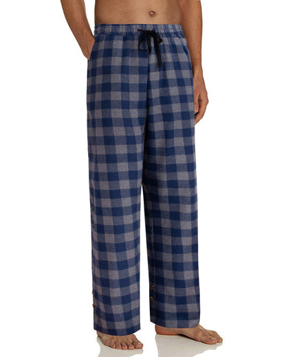 Mens Flannel Pajama Pants Plaid Heavyweight Cotton PJs Bottoms Sleepwear