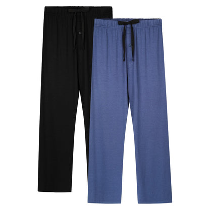BAMBOO COOL Mens Pajama Pants Lightweight Sleep Bottoms with Pockets