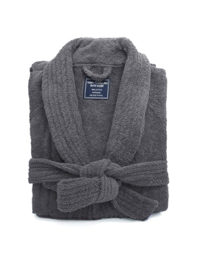 Ramesses Bathrobe Mens,Premium Thick Terry Cloth Bathrobe,Towel Bath robe Long–Staple Combed Men's Cotton Robe