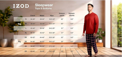 IZOD Men's Comfort-Soft Fleece Robe