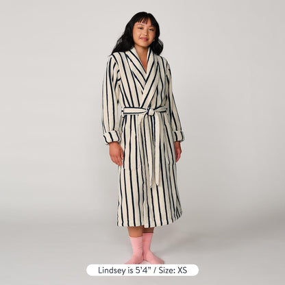 Brooklinen 100% Turkish Cotton Bath Robe for Men & Women