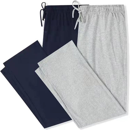 U2SKIIN 2 Pack Men Cotton Pajama Pants Soft Lightweight Pj Bottoms