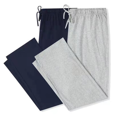 U2SKIIN 2 Pack Men Cotton Pajama Pants Soft Lightweight Pj Bottoms