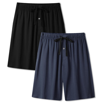 BAMBOO COOL Mens Pajama Pants Lightweight Sleep Bottoms with Pockets