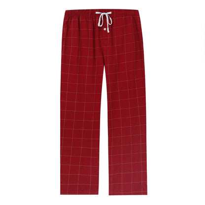 Vulcanodon Mens Cotton Pajama Pants, Lightweight Sleep Pants for Men