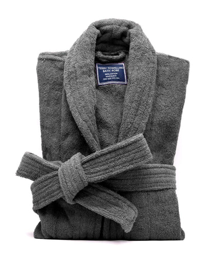 Marquess All-Cotton Bathrobe Thick Plush Cloth Housecoat Terry Toweling, Sweat Steaming Clothes Comfortable & Warm